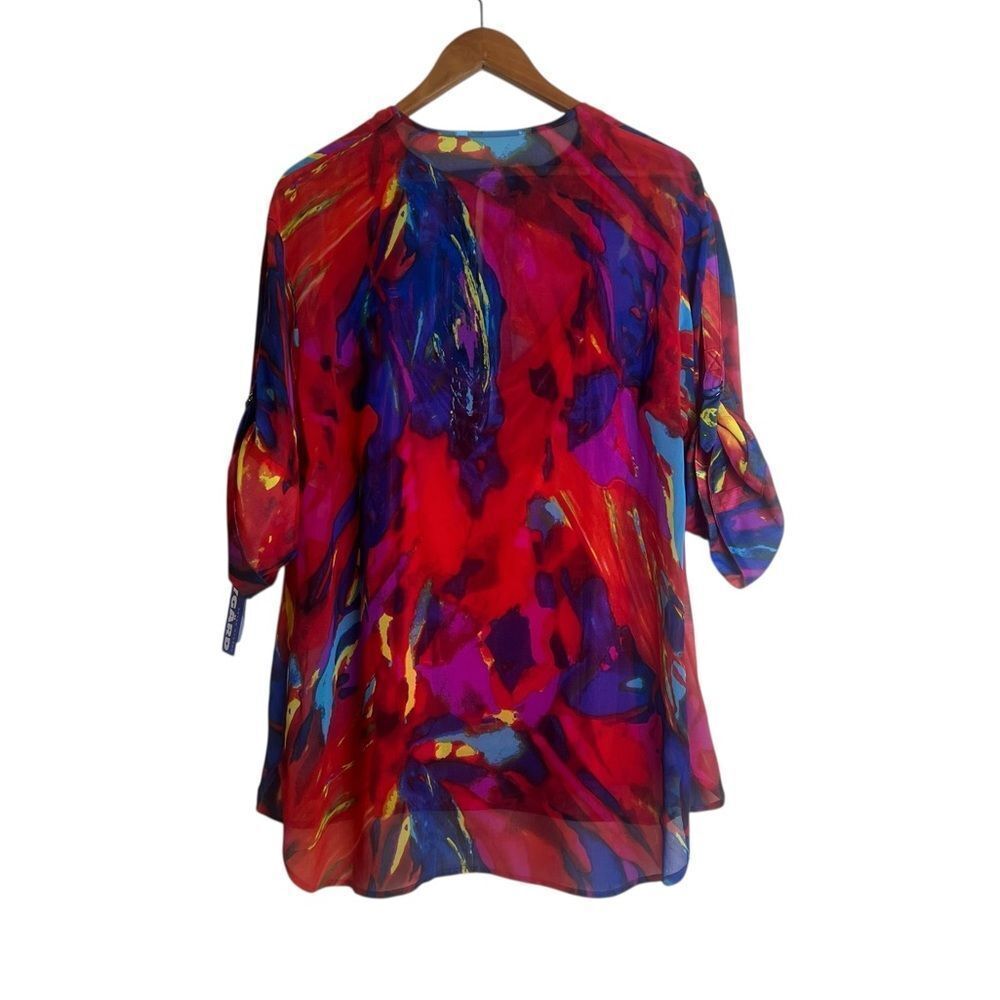 NWT! Peter Nygard patterned tunic. Size medium‎ - Picture 6 of 8